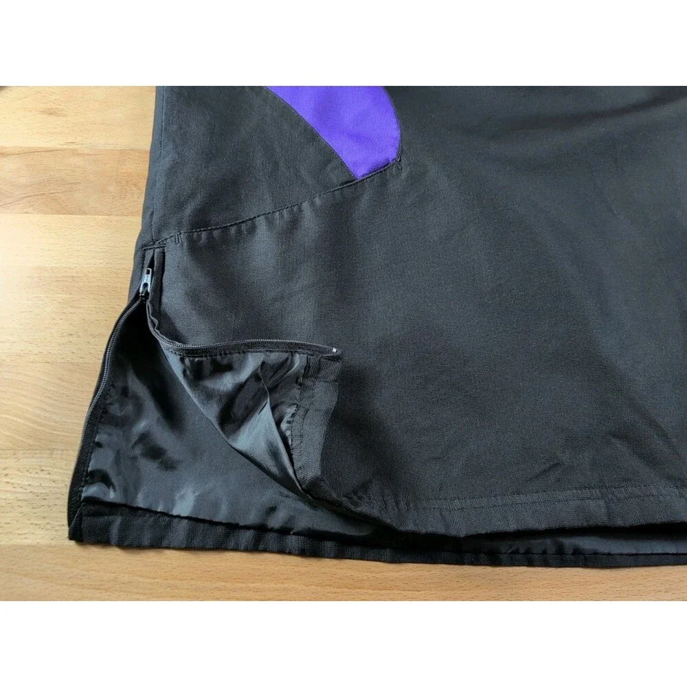 Minnesota Vikings Reebok On Field 1/4 Zip Pullover Jacket Medium Black Purple